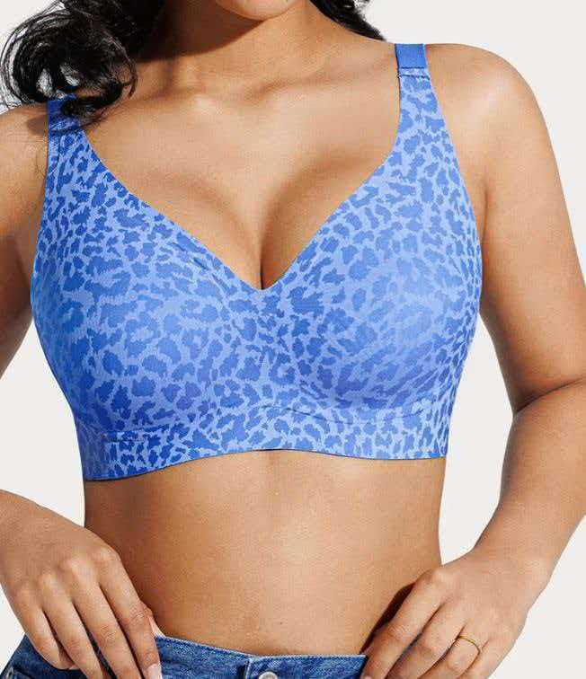 Seamless Underwire-Free Women's Full-Coverage Comfort Bra