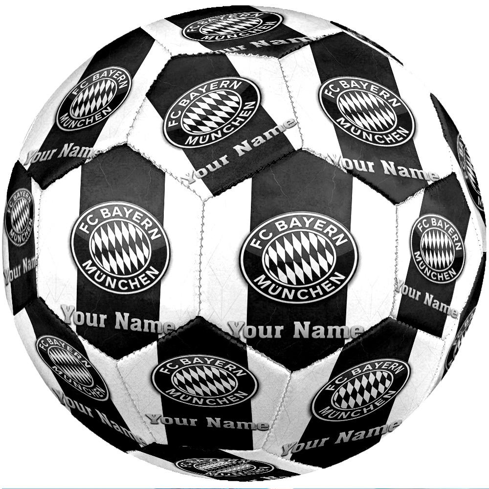 Bayern Munich Fashion Size 5 Football Wearproof Non‑Slip Soccer Ball For Sports Training Entertainment Use