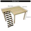 Wooden Climbing Platform for Hamsters Gerbils Small Pet Grinding Jumping Toy for Promoting Exercise and Exploration