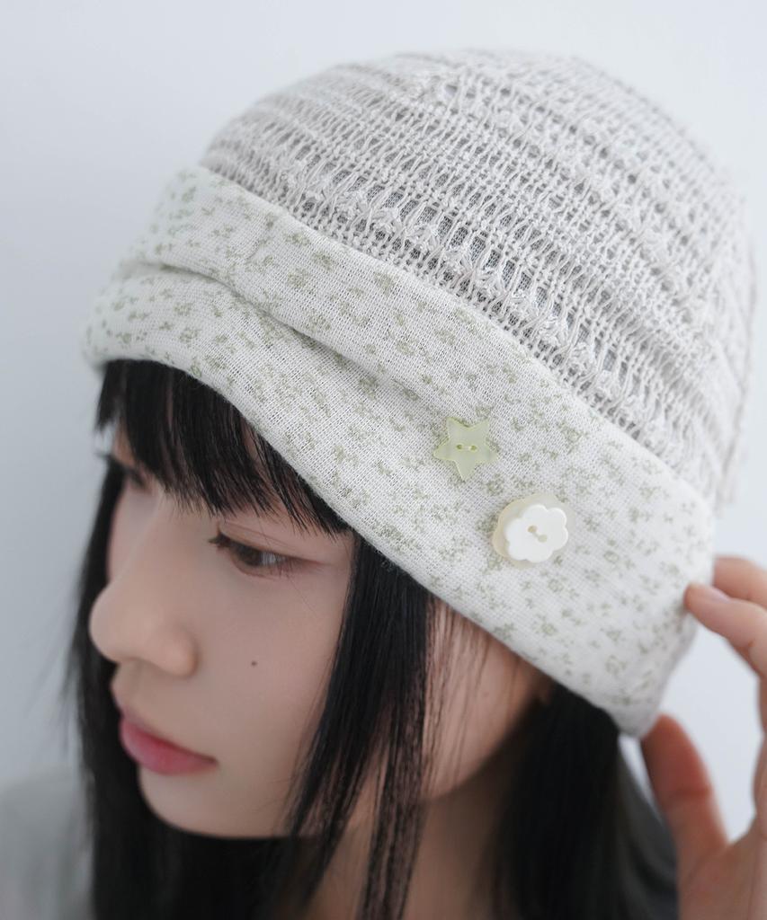 Mimdeowodeulobeu Summary Button Beanie_Light Olive