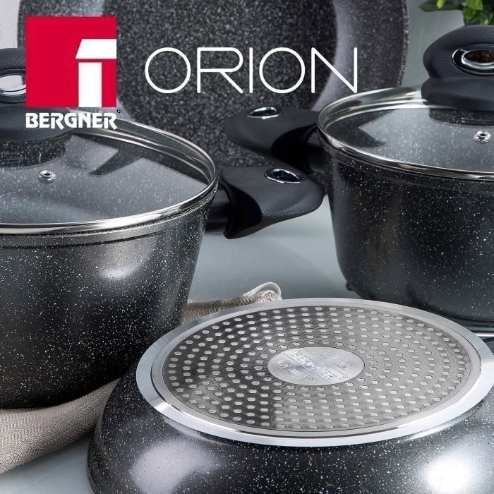 Cookware - BERGNER - Orion - Forged Aluminium - 5 Pieces - Induction Compatible
