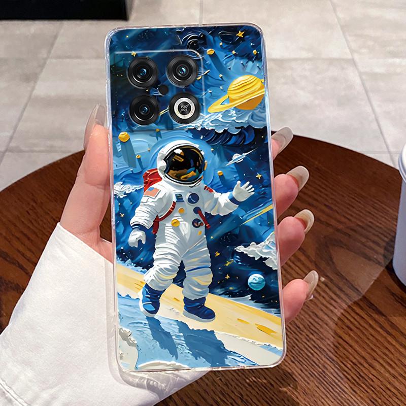 Jelly Case For OnePlus 10 Pro 10T ACE Pro Clear Silicone Soft TPU Back Cover One Plus 10PRO ACEPro Cute Rabbit Cat Phone Case