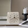 Creative Simple Design Quartz Quiet Desk Clock Electronic Movement Ceramic Mute Clock Countertop Bedside Living Room Home Decor
