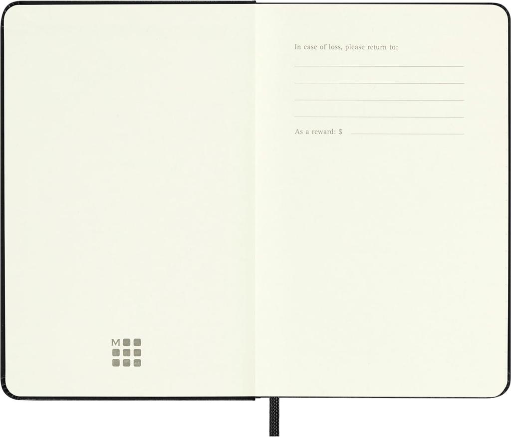 Moleskine Classic 12 Month 2025 Weekly Vertical Planner, Hard Cover, Pocket (3.5" X 5.5"), Black, 144 Pages