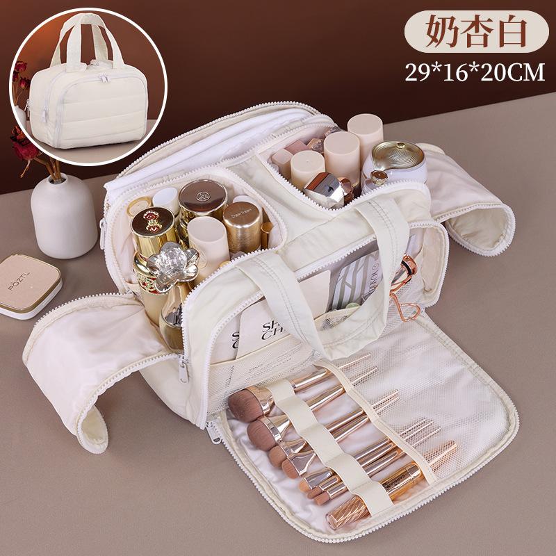 Cross Border Popular Large Multifunctional Makeup Bag With Partitioned Storage Capacity Portable Toiletry Going Out