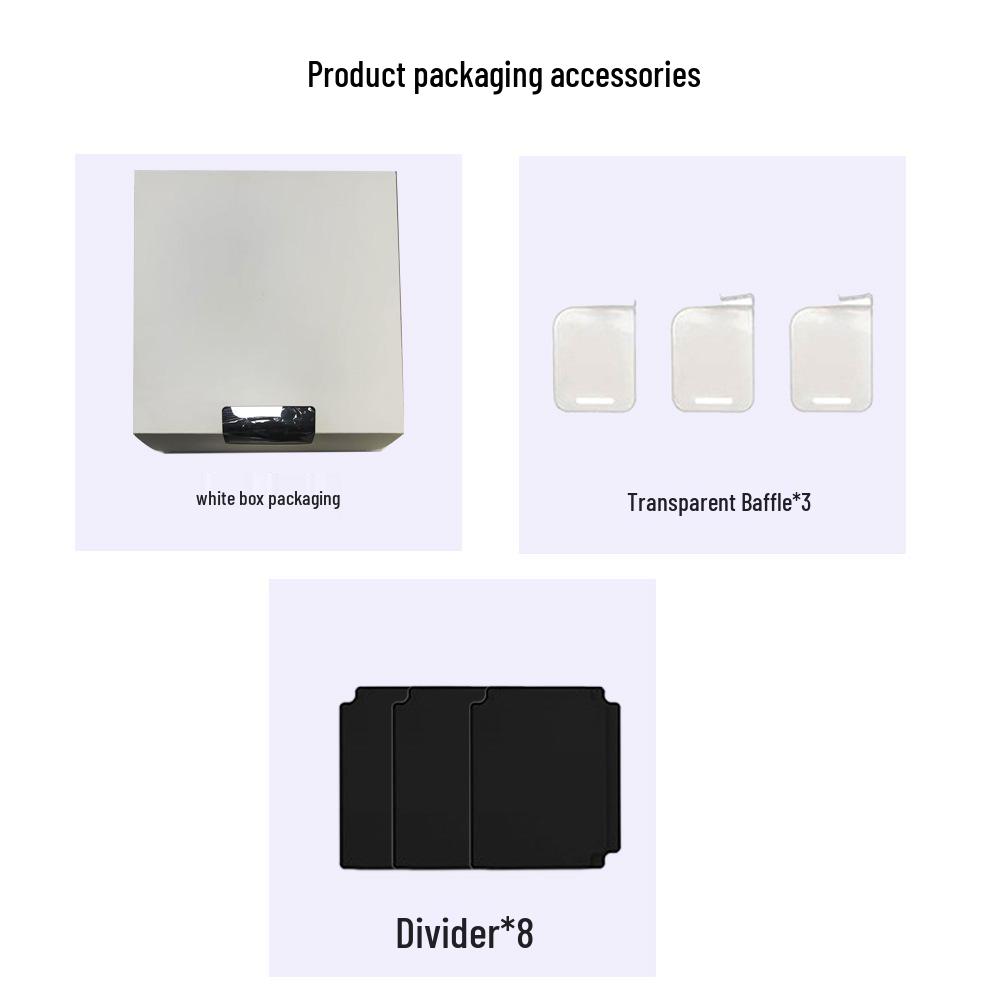 PU Leather Three-Row Card Storage Box: Fits 1800+ Yu-Gi-Oh!, MTG, Pokémon, PTCG, and Three Kingdoms Kill Cards