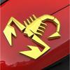 1 Stück 3D Metall Auto Kotflügel Seite Logo Heck Kofferraum Emblem Abzeichen Aufkleber für Abarth 500 600 124 125 595 Egea