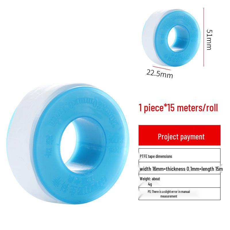 Vodotěsná těsnící instalatérská páska pro utěsňování a obalování potrubí a vodovodních baterií