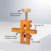 Adjustable Cabinet Door Installation Jig - Portable, Adjustable Clamps with Measurement Markings, Rust-Resistant Orange Woodworking Tool