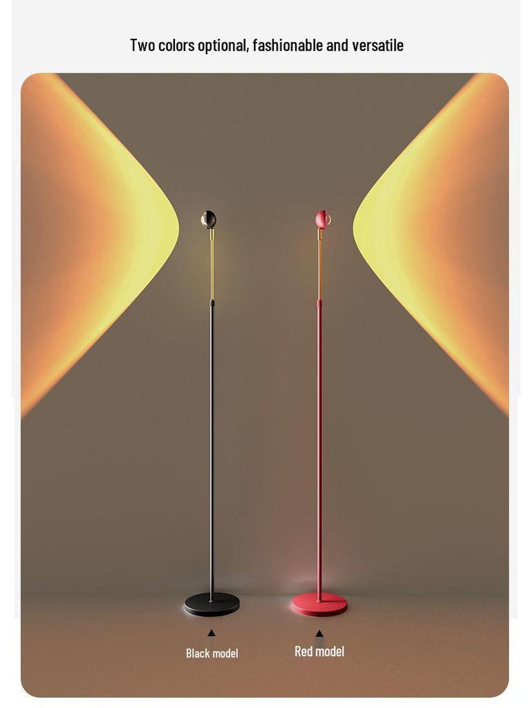 Little Red Riding Hood Luxury Floor Lamp - High-End Ambient Lighting for Living Room or Bedroom