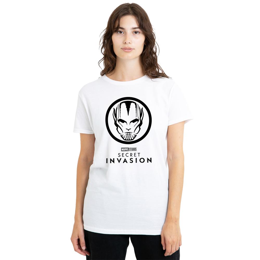 Secret Invasion Womens/Ladies Mono Badge T-Shirt
