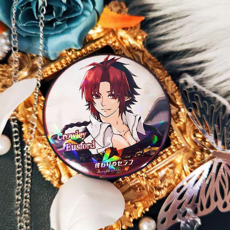 Seraph of the End Brooch, Anime Brooch, Collection Decoration.