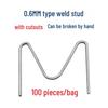 Car Bumper Repair Welding Nails Kit - Plastic Parts & Hot Melt Rivets