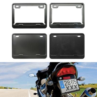 Rustproof Motorcycle License Plate Frames 2 Holes License Plate Holders License Plate Frame