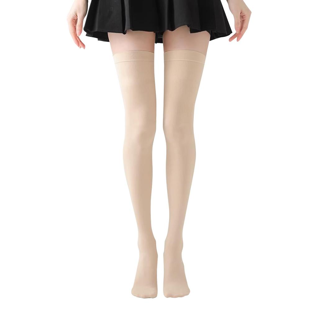 WindTour 120 Denier Stretchy and Longer and Beautiful Perfect for and Available In Two Colors Women's Knee-High Socks, Breathable, Legs, Parties,