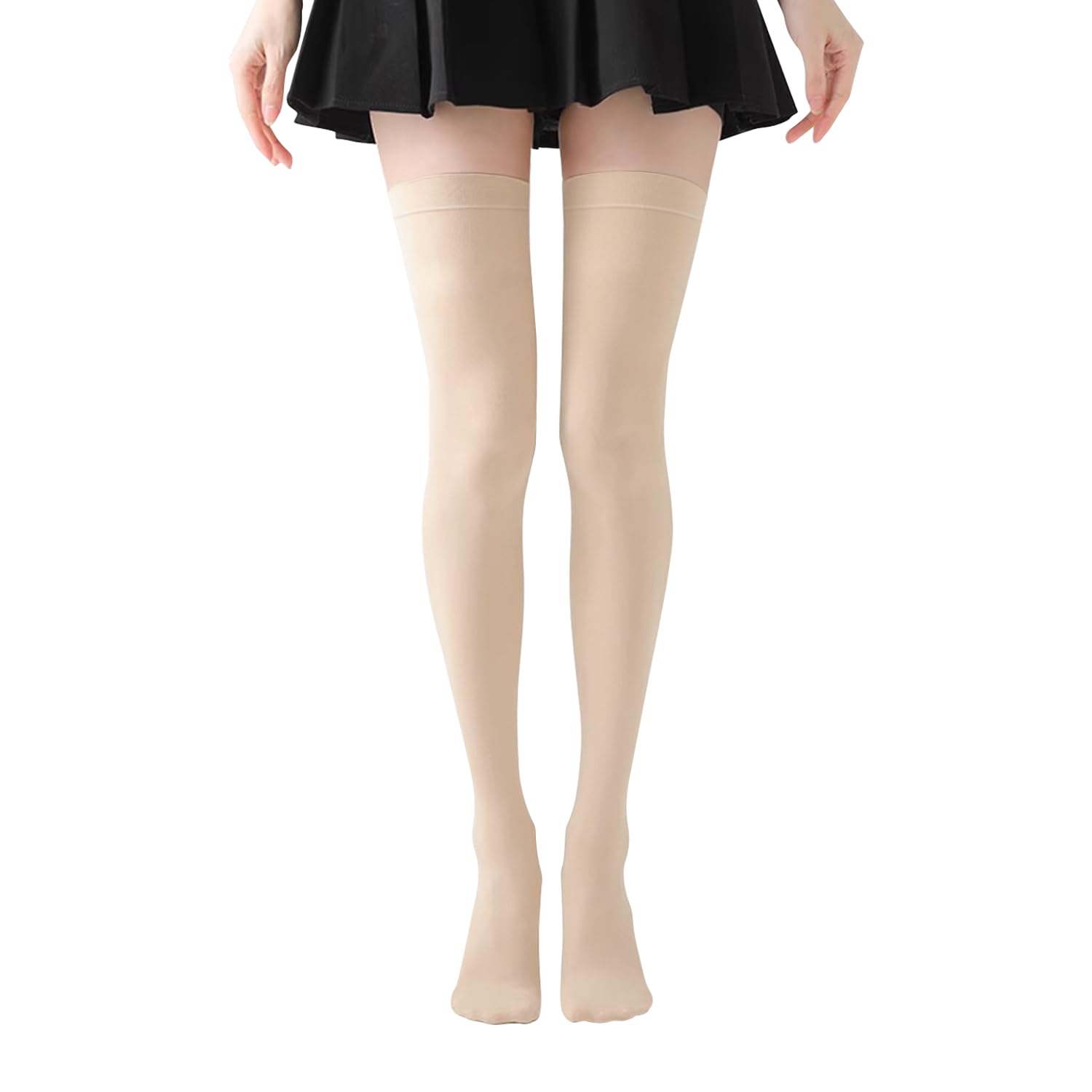 

WindTour 120 Денье Эластичные и Более Длинные и Красивые Идеально Подходят для и Доступны в Двух Цветах Женские Гольфы до Колена, Дышащие, Ноги, Вечеринки,