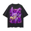 2026 The Amazing Digital Circus Jax Grafica Maglietta Unisex Unisex Estiva 100% Cotone Abbigliamento Cartoni Animati Manica Corta Top Streetwear