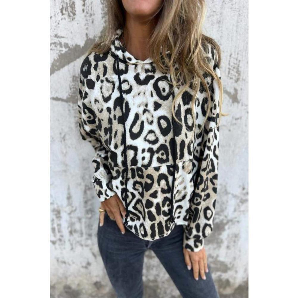 Fashion Sexy Leopard Print Hoodies Men Women Oversized Long Sleeve Pullover Casual Kids Hoodies Sweatshirt Clothing