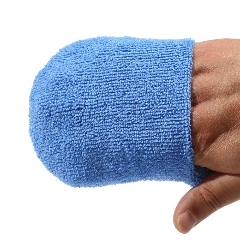 2 PCS Microfiber Car Polishing Sponge U Shape Car Wax Applicator Mitts  Car Detailing Care Tool
