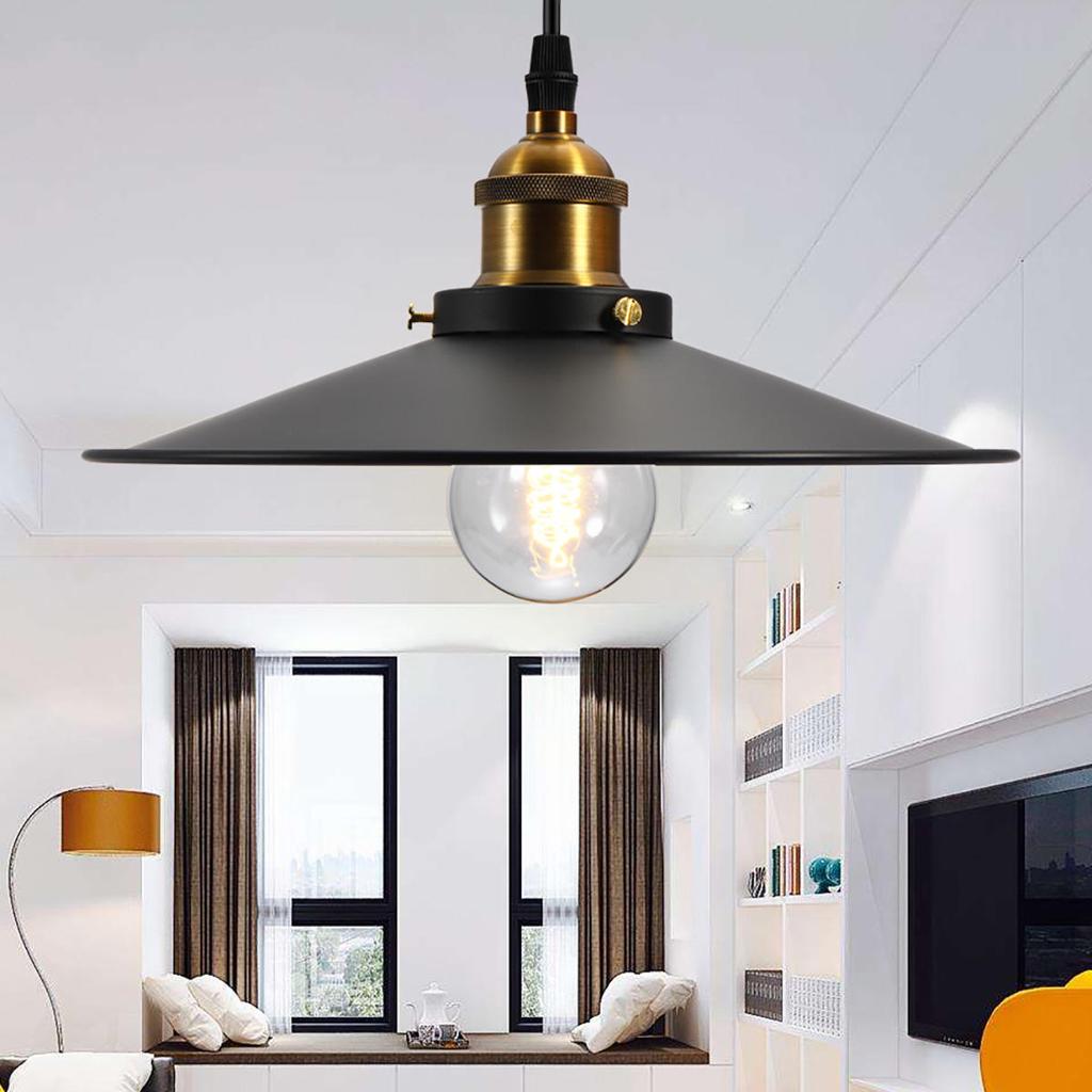 Vintage metal hierro lámpara colgante techo retro lámpara de araña para