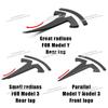 Car Sticker 2025 New Tesla For Tesla Model 3 Model Y Personalization Auto Decal Car Logo Badge Hood Front Grille Rear Trunk Deco