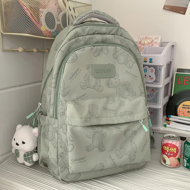 Children's Schoolbags Elementary School Students  Girls' High Ooking Junior High School Students' Printed Backpacks