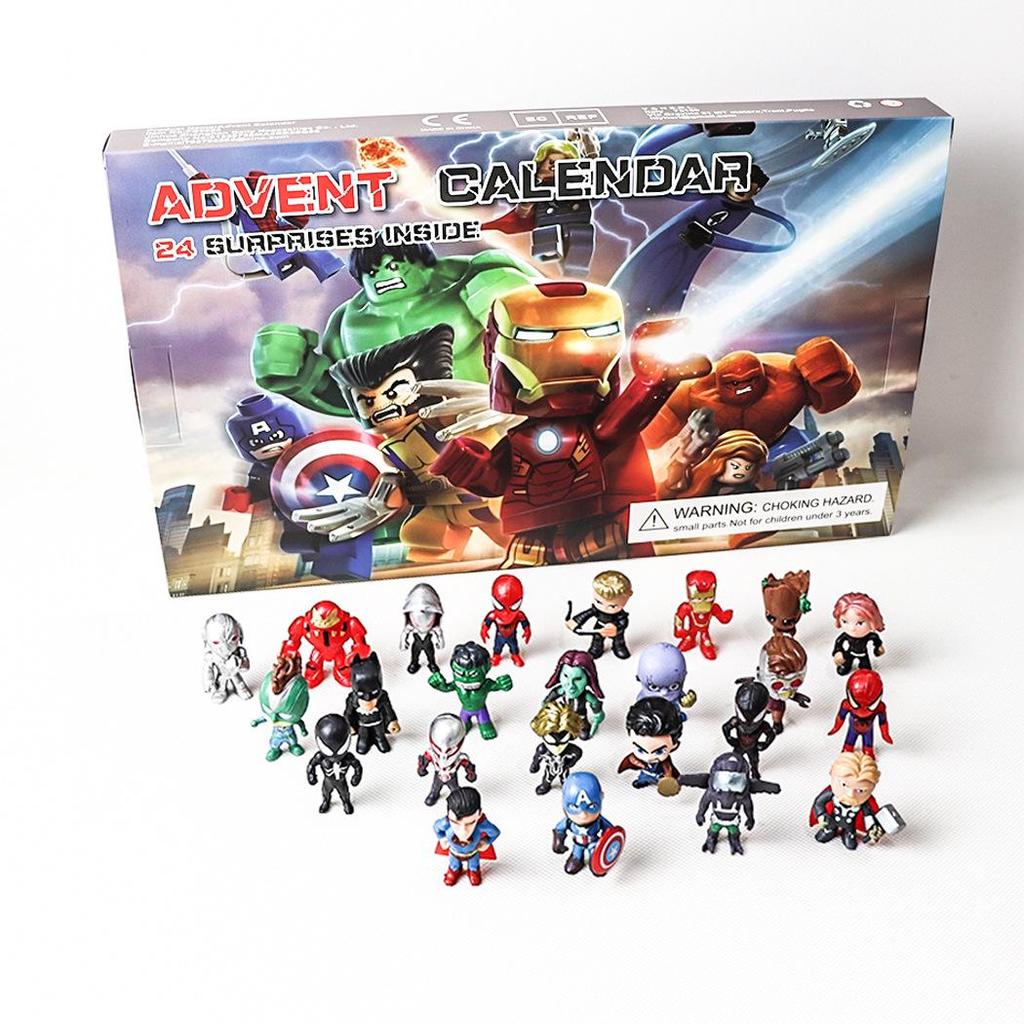 Cross-border 24-day Advent Calendar: Christmas Countdown Racing Car Blind Box Toy Gift for Children.