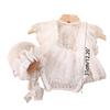 0-1M Baby Girls Photography Props Lace Dress Jumpsuit Mesh Hat Newborns Photo Props Photoshooting Hat & Romper Costume