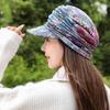 Women's Velvet-Lined Duckbill Cap & Versatile Scarf Hat for Autumn & Winter
