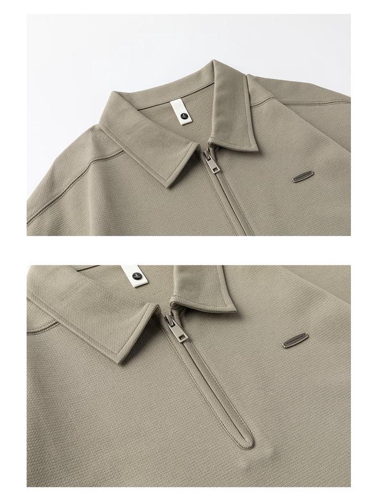 Trendy Summer 2026 Men's Japanese Style Loose Short Sleeve Polo Shirt