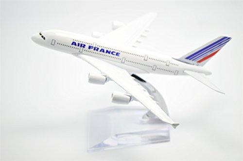 TANG DYNASTY 1/400 16cm Air France Airbus A380 Alloy Airplane Model Toy