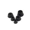 10 stuks zwarte rubberen ronde kast instrument koffer voeten voet ronde bumpers pads