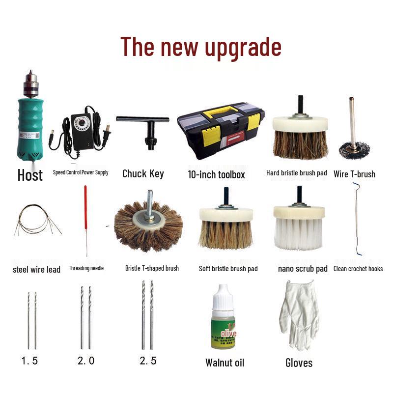 

Electric Wenwan Brush: Automatic King Kong Bodhi Walnut Polishing & Bead Grinding Machine
