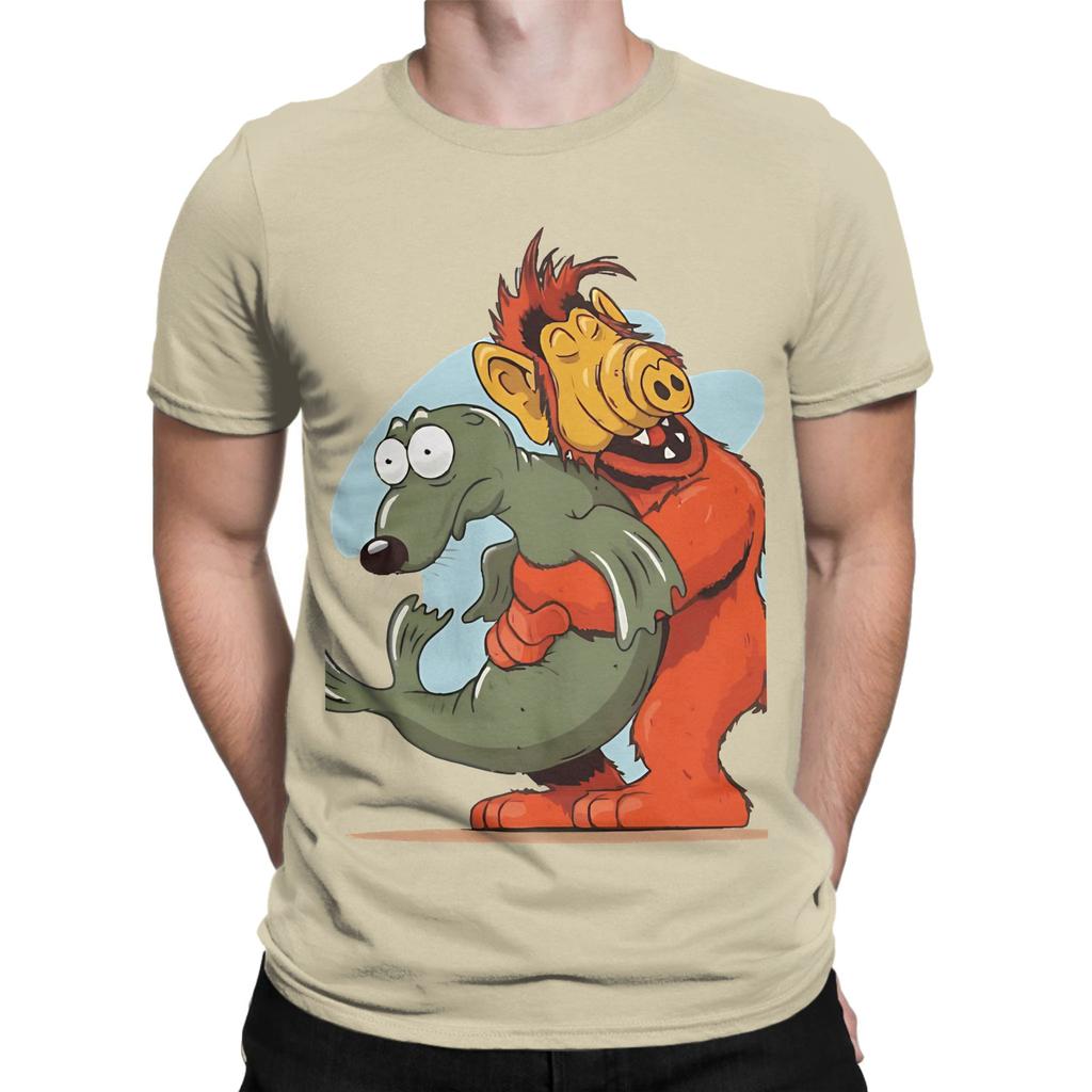 Alf Graphic Funny 100 Cotton Tshirt Alf Tops Tees For Unisex