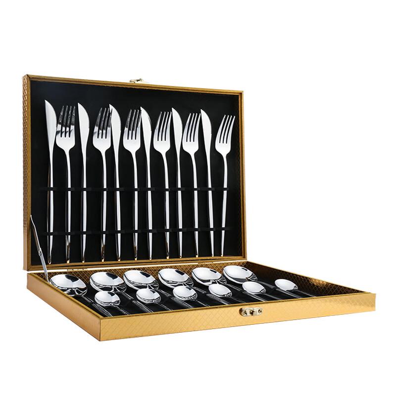 Abay 24-Piece Stainless Steel Cutlery Set