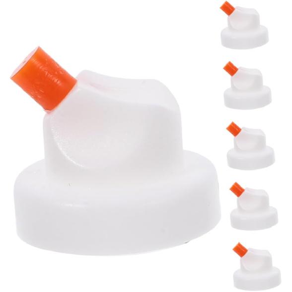 6pcs Aerosol Spray Paint Nozzles Adjustable Spray Angle Leak-proof Design Easy to Install for Home Cleaning Gardening Beauty