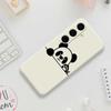 For Samsung Galaxy S25 FE Case Panda Head Pattern Printing Straight Edge TPU Phone Back Cover