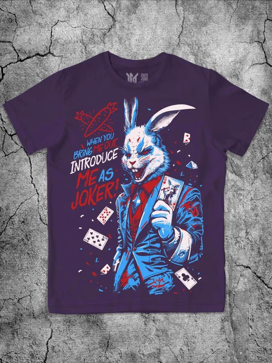 

Joker Bunny T-shirt Cool Men s Printed Cotton 4XL