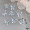 10Pcs Cute Bear Bow  For Nails Heart Shaped  3D Nail Art Charms Diy Manicure Decoration