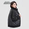 SNOWFLYING Women's Stand-Collar Goose Down Puffer Jacket