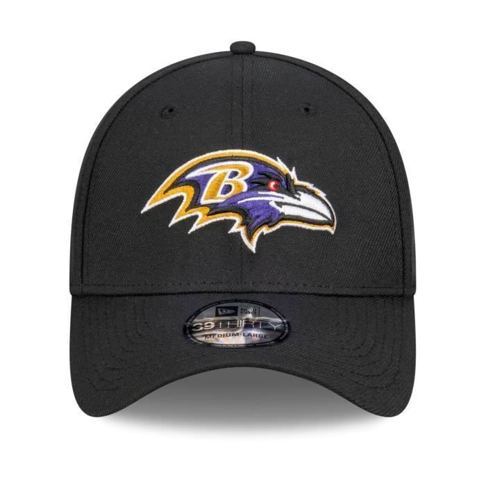 39THIRTY Cap - New Era - NFL - Black - Baltimore Ravens - Stretch Fit