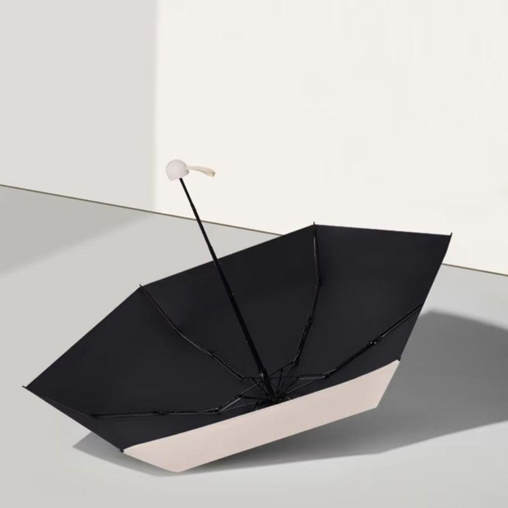 Windproof Sunshade Umbrella Reinforced Umbrella Rack UV Umbrella Capsule Foldable Umbrella  Summer