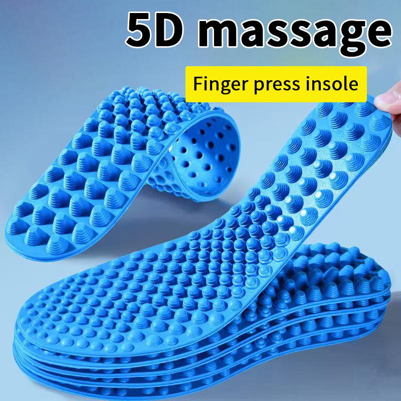 Finger Pressure Board Massage Insole Relieve Foot Fatigue Shoes Insoles Men Woman Shoe Pads Soft Sports Casual Shoes Sole 1Pair