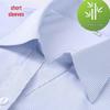 Bamboo Fiber Professional Long Sleeve Work Shirt for Men and Women