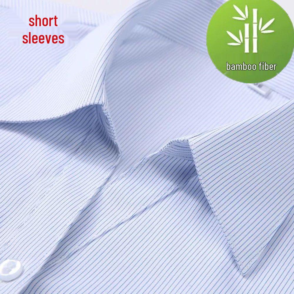 Bamboo Fiber Professional Long Sleeve Work Shirt for Men and Women