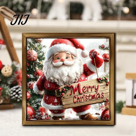 Placa de Boas-Vindas de Natal para Porta da Frente Placa Vintage, Boneco de Neve Papai Noel Gato Preto Decoração de Madeira Fofa Arte de Parede Sala de Estar Corredor, Feriado