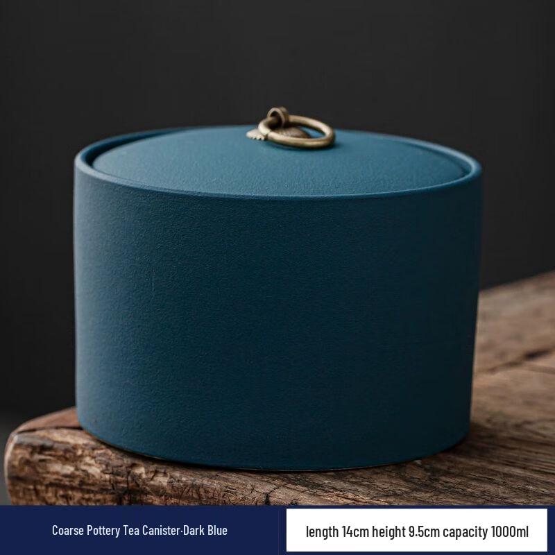 Handmade Purple Clay Tea Caddy