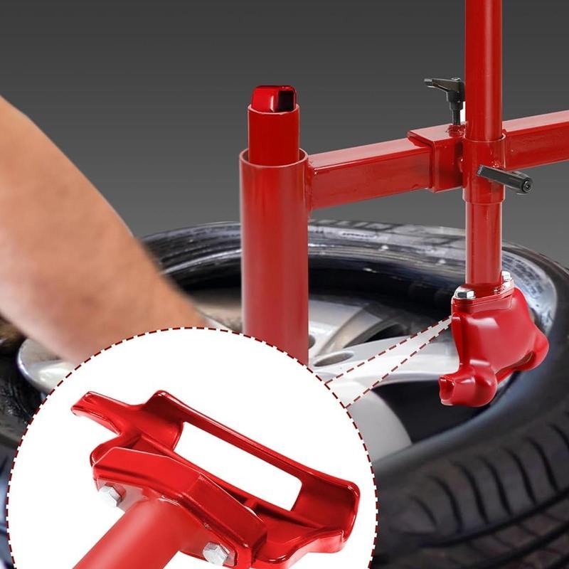 Handmatige Bandenwisselset Handmatige Bandenwisselaar Eendenkop Kit Upgrade voor de Meeste Auto Banden 16-21 inch Gelegeerd Staal Zonder Zilveren Kegel