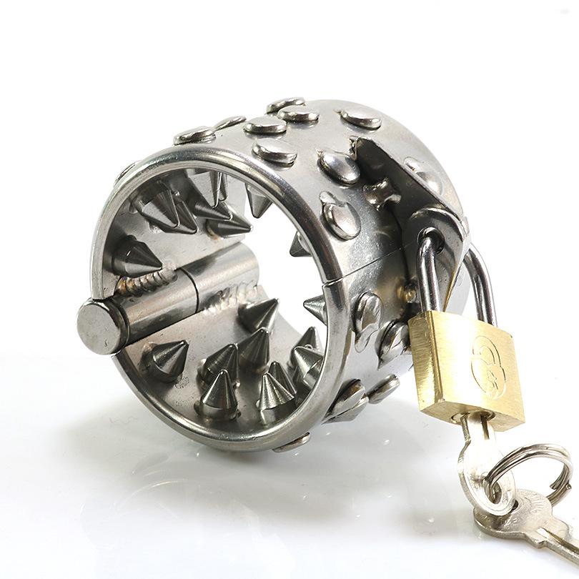 Stainless Steel Testicle Pendant Unusual Stimulus Toy Sex Tool Couple Passion Male Passion Metal Adult Supplies