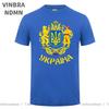 Tryzub Flag Of Ukraine T Shirt Unisex Ukrainian National Emblem Patriot Tshirt Custom Slogan Arm Of Coats Pattern Harajuku Tshirt